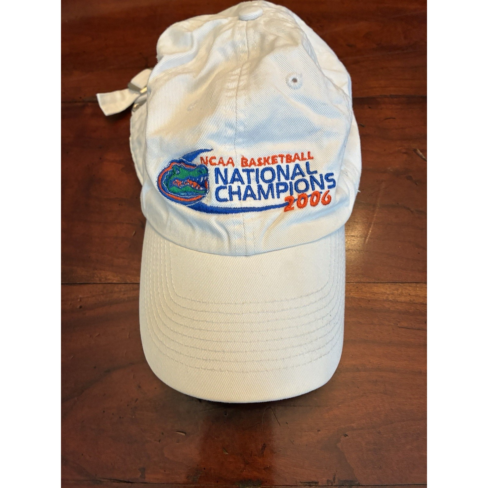 Sec Ncaa Florida Gators 2006 National Basketball Champions White Hat